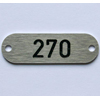 number plate, ovale - labels/name plates
